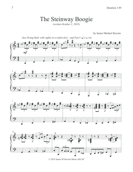 The Steinway Boogie Page 2