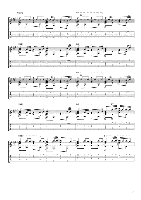 The Story Never Ends Fingerstyle Guitar Solo Page 2