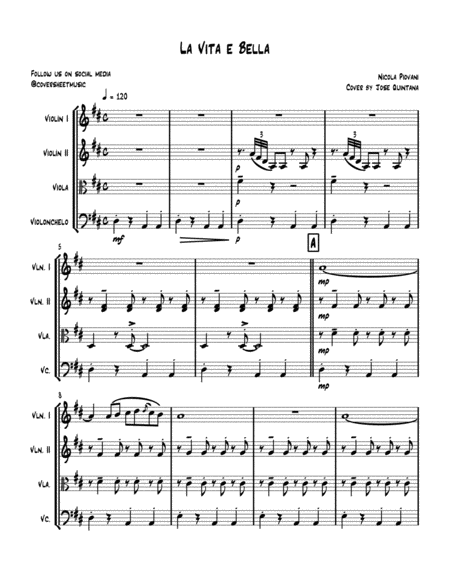 The Swan For Clarinet Quartet Page 2