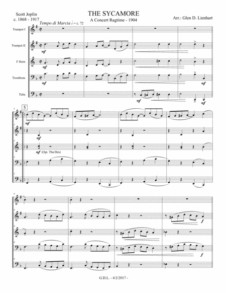 The Sycamore Brass Quintet Page 2