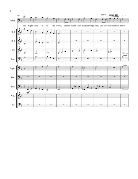 The Teachings Of Jesus For Tenor Solo And Orchestra Part 1 Of 2 Piano Version And Individ Parts Are In Part 2 Page 2