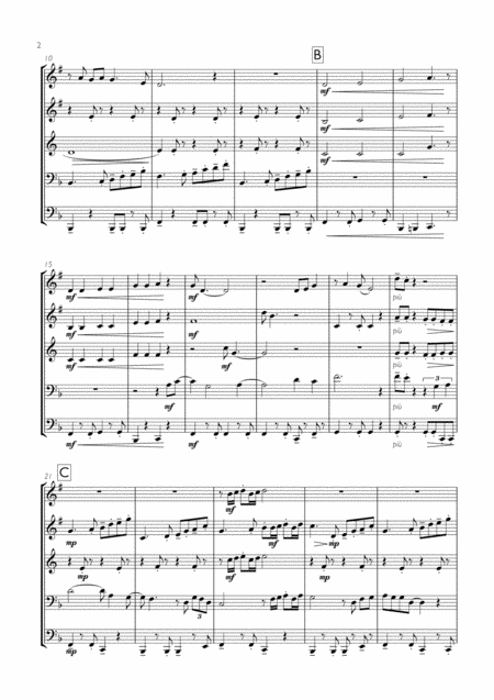 The Temptations My Girl For Brass Quintet Page 2