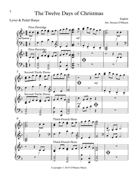 The Twelve Days Of Christmas Score And Parts Page 2