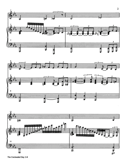 The Unclouded Day Piano Clarinet Page 2