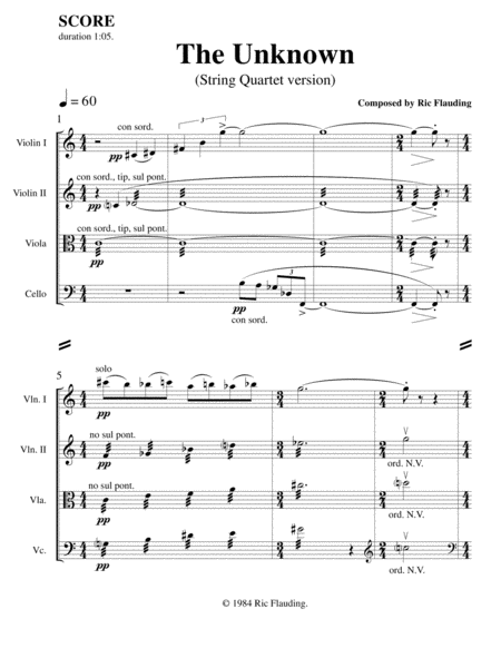 The Unknown String Quartet Page 2