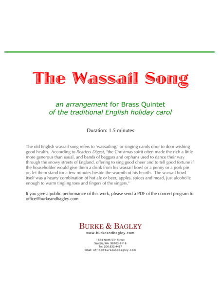 The Wassail Song Page 2