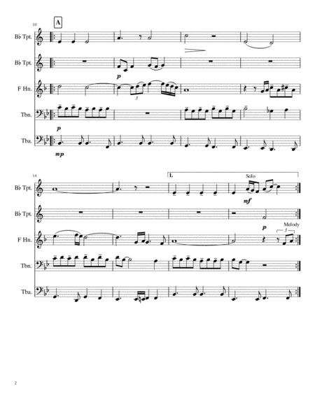The Way We Were Marvin Hamlish Brass Quintet Page 2