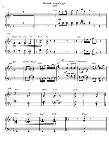 The Wells Fargo Wagon Band Parts For Satb Vocal Jazz Page 2