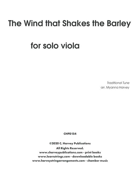 The Wind That Shakes The Barley For Solo Viola Variations On An Unaccompanied Fiddle Tune Page 2