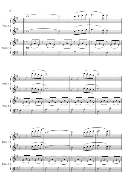 The Winner Takes It All For 4 Hands Piano Duet Page 2