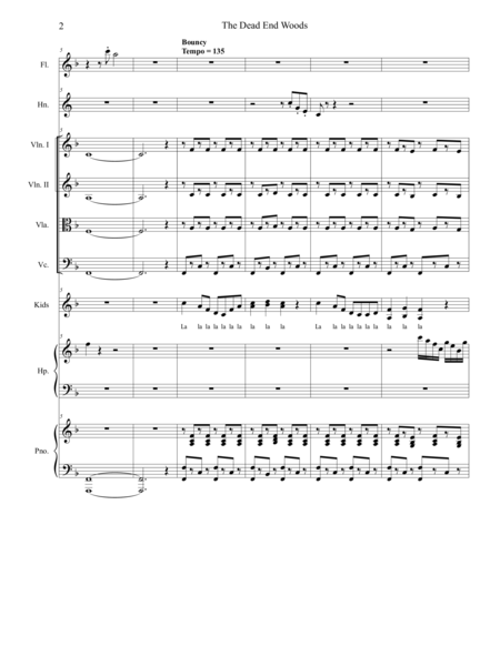 The Woods A Choral Symphony Full Score Page 2