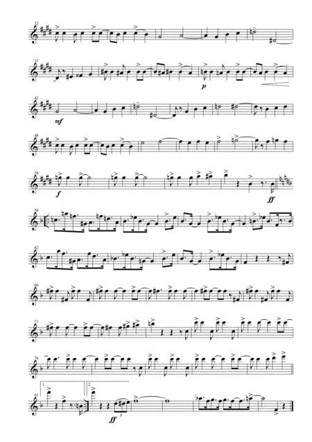 The Wrong Note Rag For Saxophone Quartet Page 2