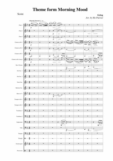 Theme Form Morning Mood For Concert Band Page 2