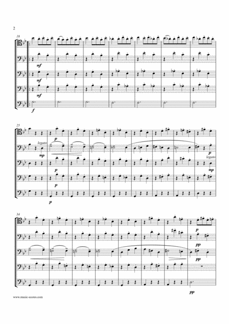 Theme From Danse Macabre Cello Quintet Page 2