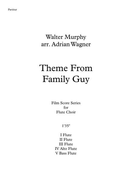 Theme From Family Guy Flute Choir Arr Adrian Wagner Page 2