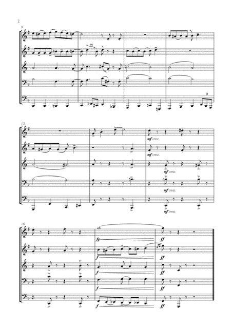 Theme From Family Guy For Brass Quintet Page 2