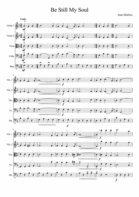 Theme From Finlandia String Orchestra Page 2