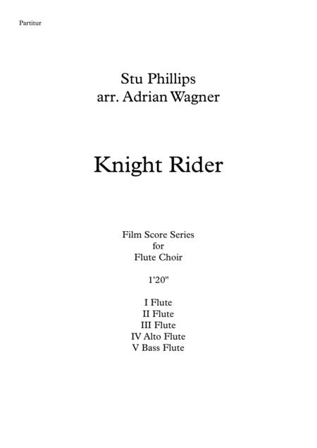 Theme From Knight Rider Flute Choir Arr Adrian Wagner Page 2