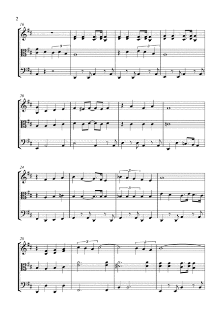 Theme From New York New York Arranged For String Trio Violin Viola And Cello Page 2