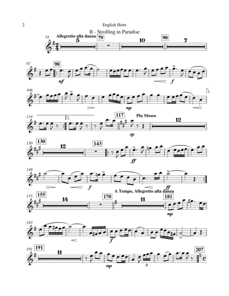 Themes From The Beach English Horn Page 2