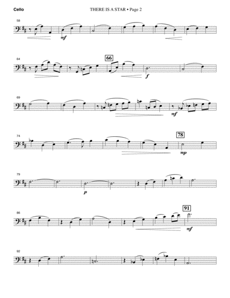 There Is A Star Cello Page 2