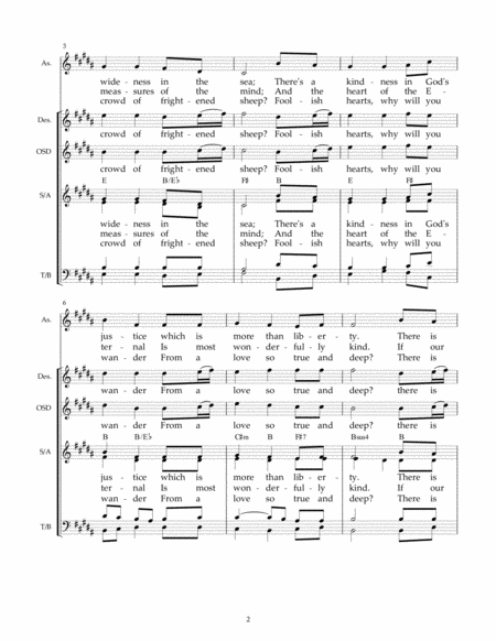 There Is A Wideness A New Melody With Satb And Descant Institutional Pricing Which Allows For Unlimited Copies For Your Choir Page 2