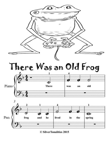 There Was An Old Frog Beginner Piano Page 2