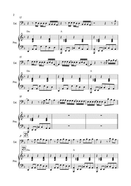 Therefore I Am Billie Eilish Cello And Piano Page 2