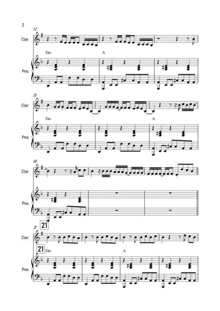Therefore I Am Billie Eilish Clarinet And Piano Page 2