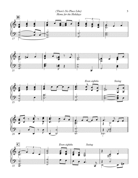 Theres No Place Like Home For The Holidays Jazz Waltz Page 2