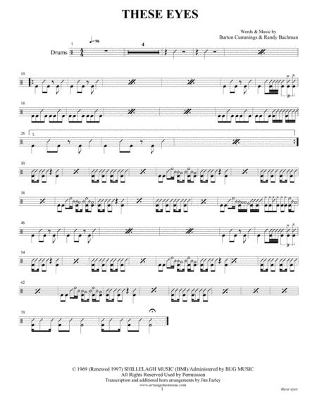 These Eyes Arranged For 7 8 Horn Band Page 2