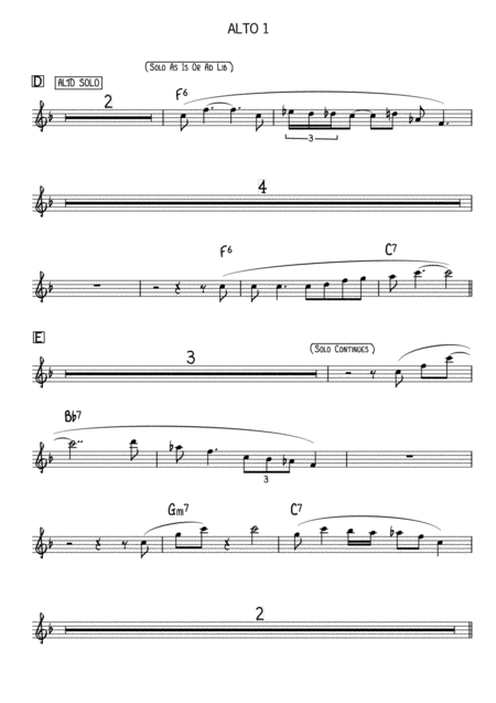 Thinking Out Loud Original Key Bari Sax Page 2