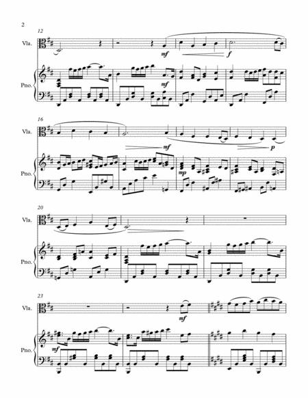 This Is Father World For Viola And Piano Page 2