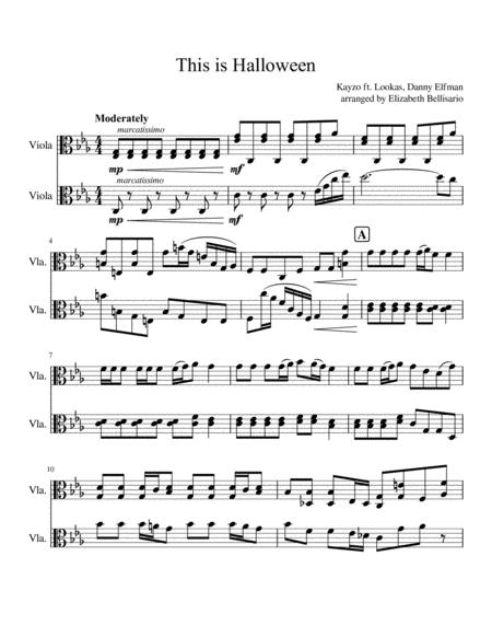 This Is Halloween Viola Duet Page 2