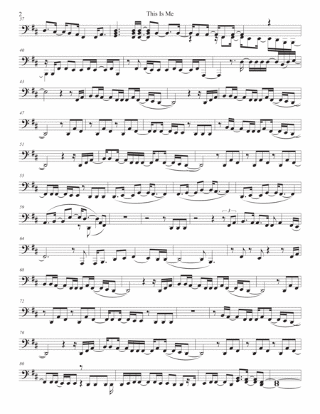 This Is Me Original Key Tuba Page 2