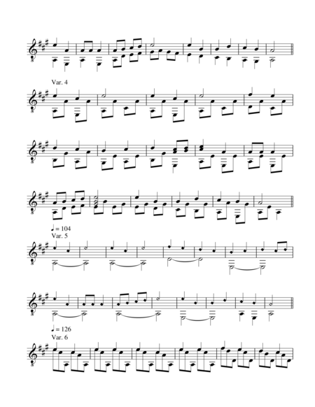 This Old Man Progressive Variations For Guitar Page 2