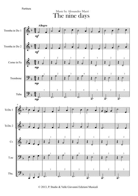 Three Christmas Waltzes For Brass Quintet Page 2