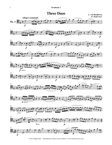 Three Duos For Two Trombones Page 2