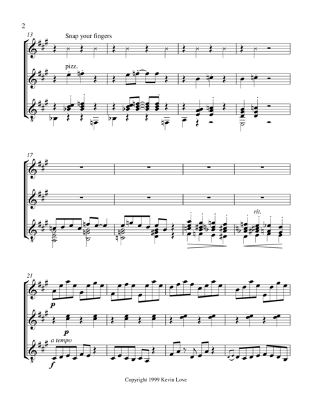 Three Entertainments Flute Violin And Guitar Top Hat Score And Parts Page 2