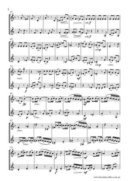 Three For Two 3 Duets For Trumpet And Horn Page 2
