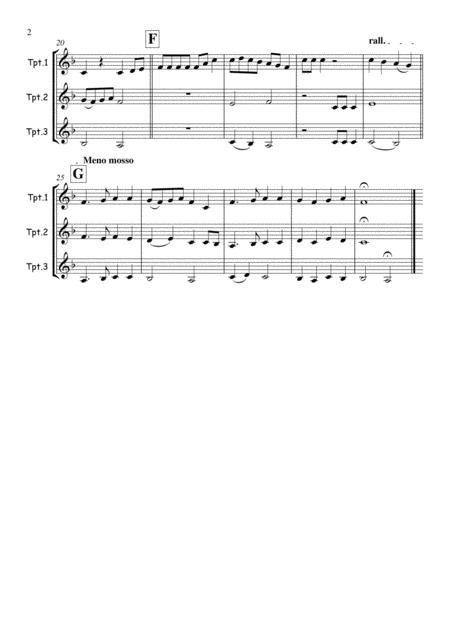 Three French Songs For Easy Trumpet Trio Page 2