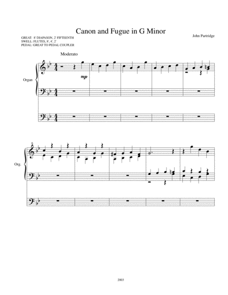 Three Fugues For Organ Page 2