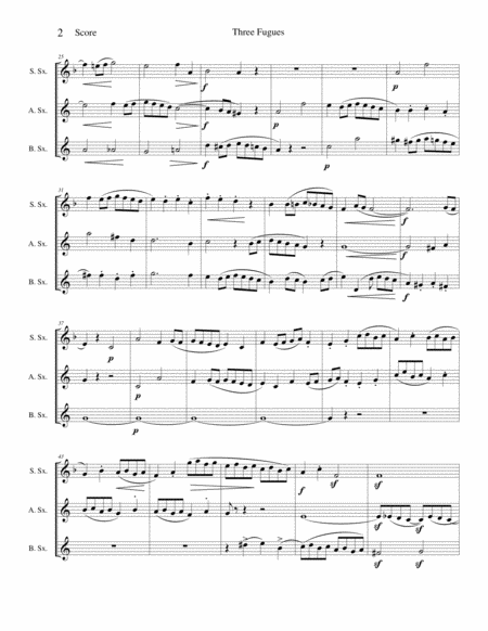 Three Fugues Page 2