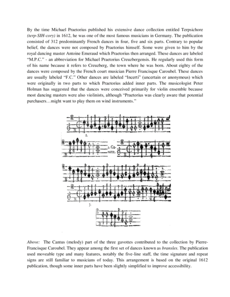 Three Gavottes From Terpsichore Michael Praetorius Page 2