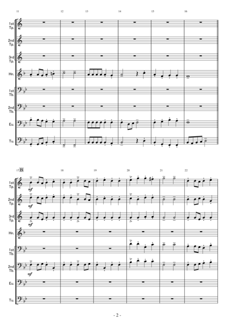 Three Madrigals For Brass Octet Page 2