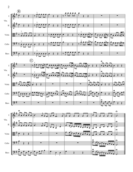 Three Pieces From Water Music Suite Score Page 2