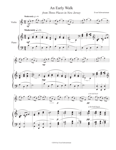 Three Places In New Jersey For Violin And Piano Page 2