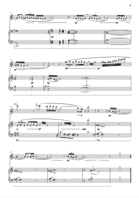 Three Preludes For Flute And Piano Page 2