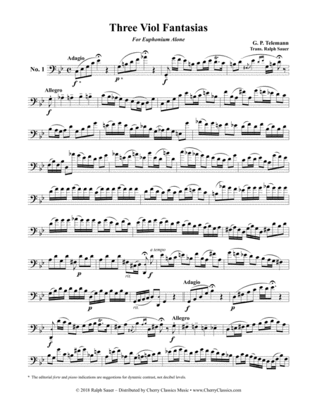 Three Viol Fantasias For Unaccompanied Euphonium Page 2