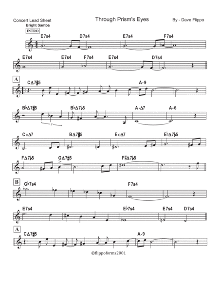 Through Prisms Eyes Lead Sheets Is C Bb And Eb Page 2